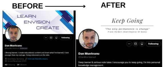 Before after transformation