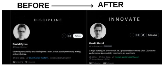 David testimonial