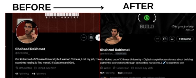 Shahzod testimonial